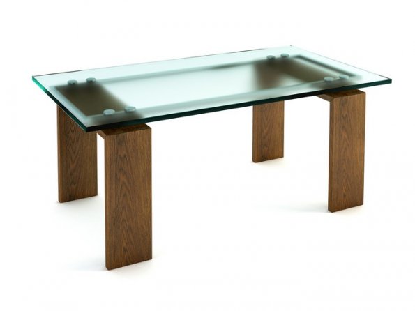 modern dining glass table